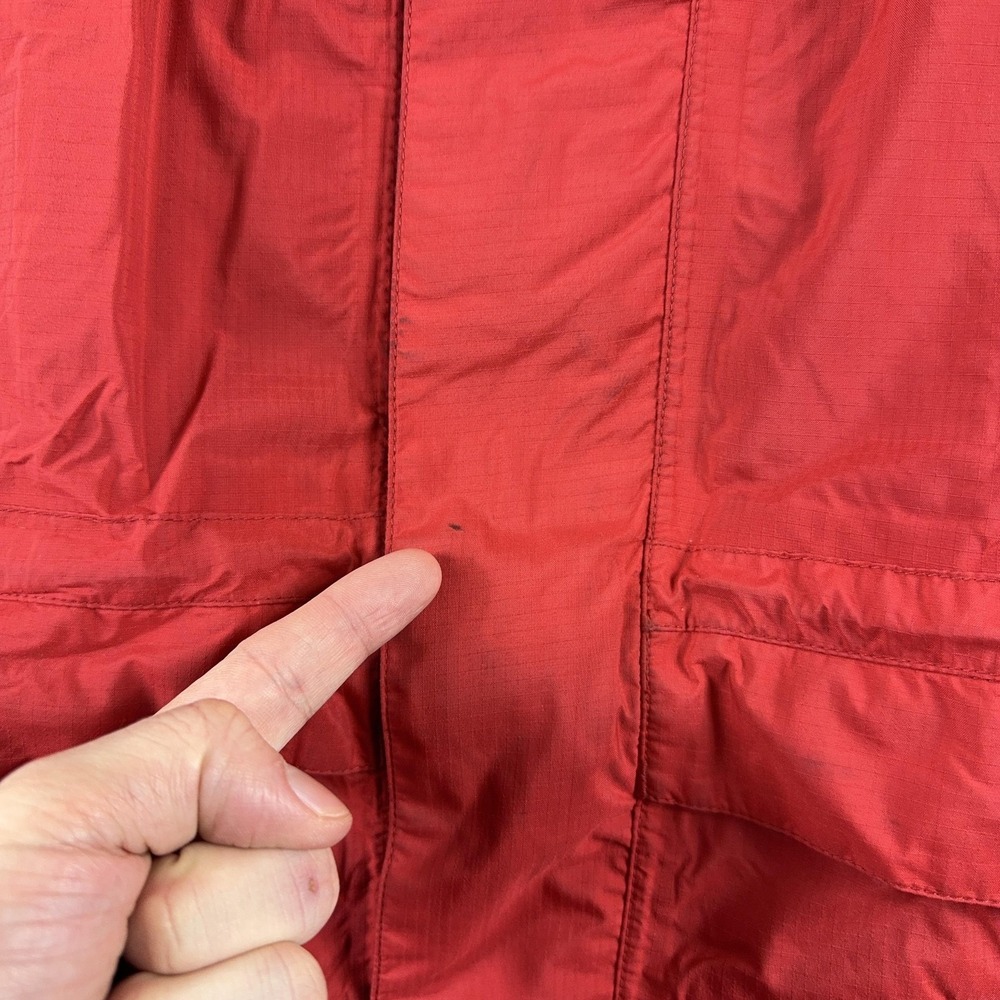 The North Face Hydroseal Jacket Mens Small Red Gray Waterproof Shell Rain 88080 - Picture 11 of 13